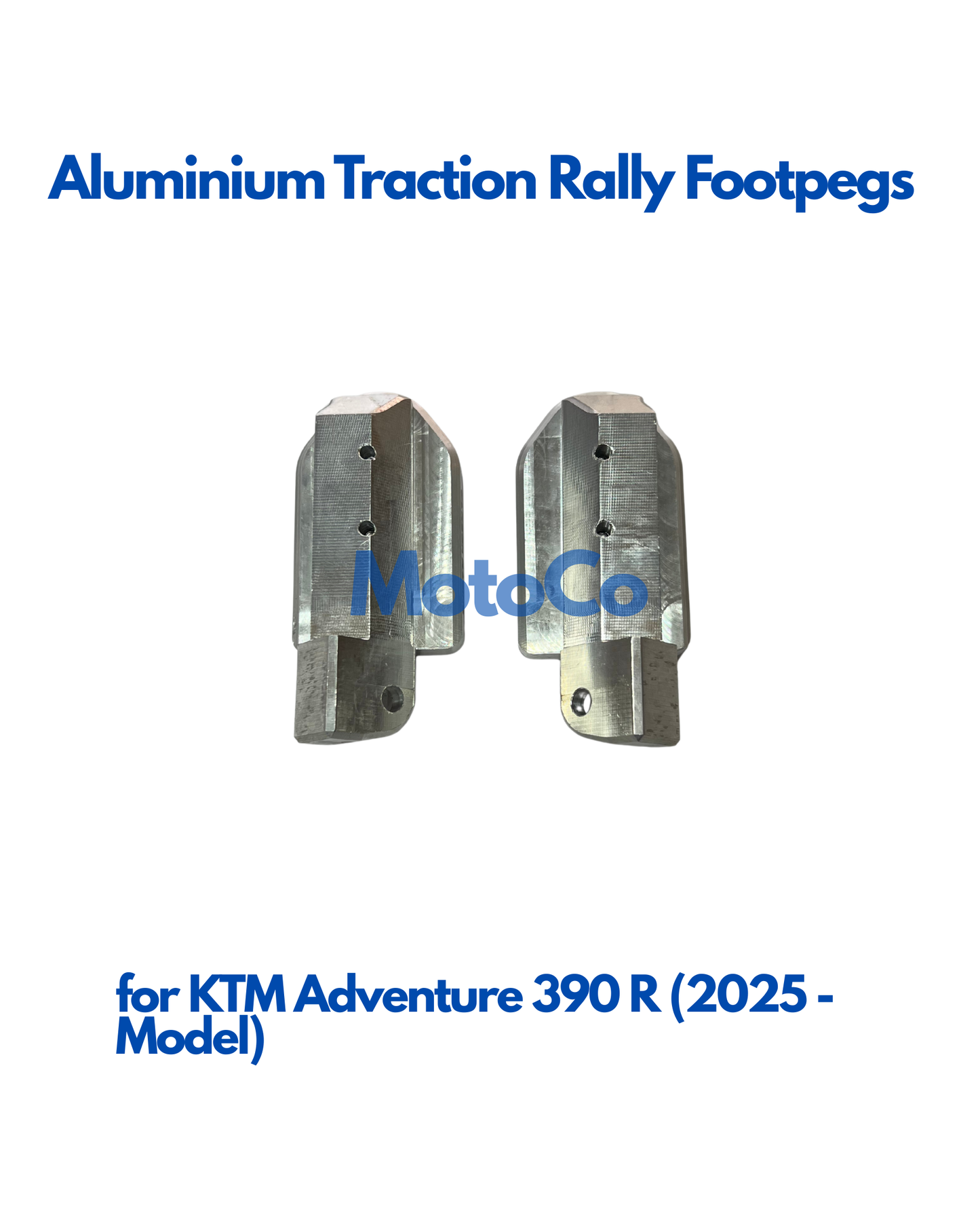 Premium CNC Aluminium Traction Rally Footpegs for KTM Adventure 390 R (2025 Model)