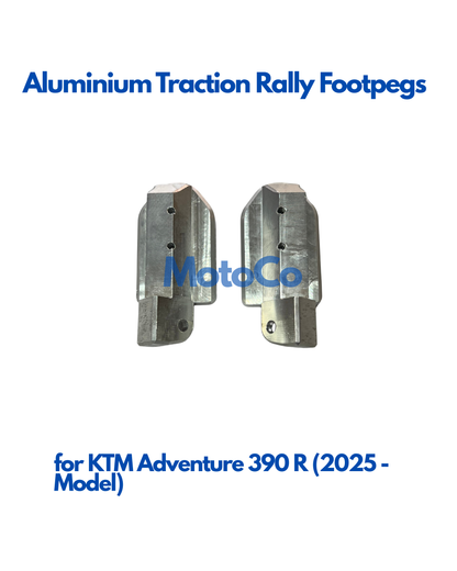 Premium CNC Aluminium Traction Rally Footpegs for KTM Adventure 390 R (2025 Model)