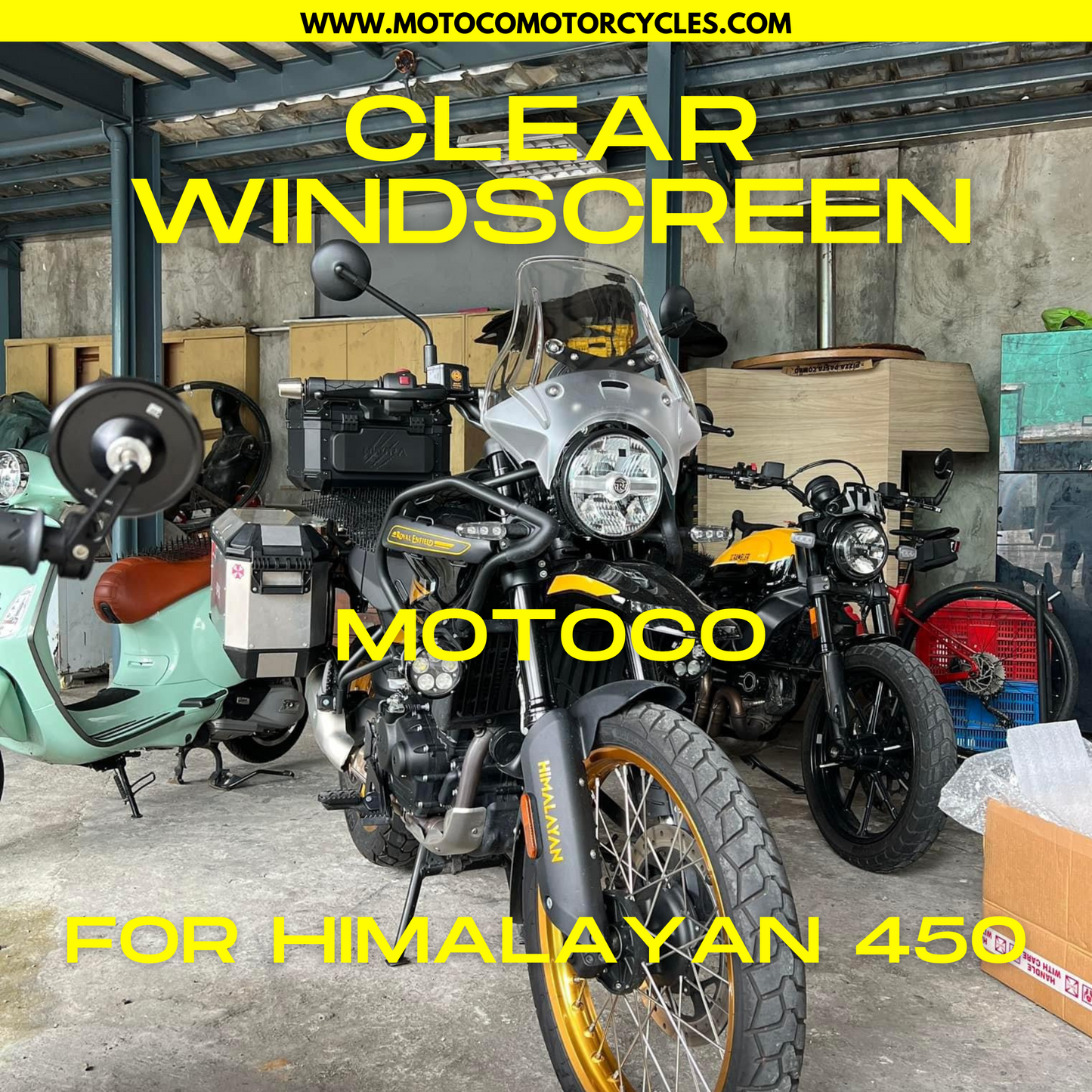 Clear Windscreen For Himalayan 450