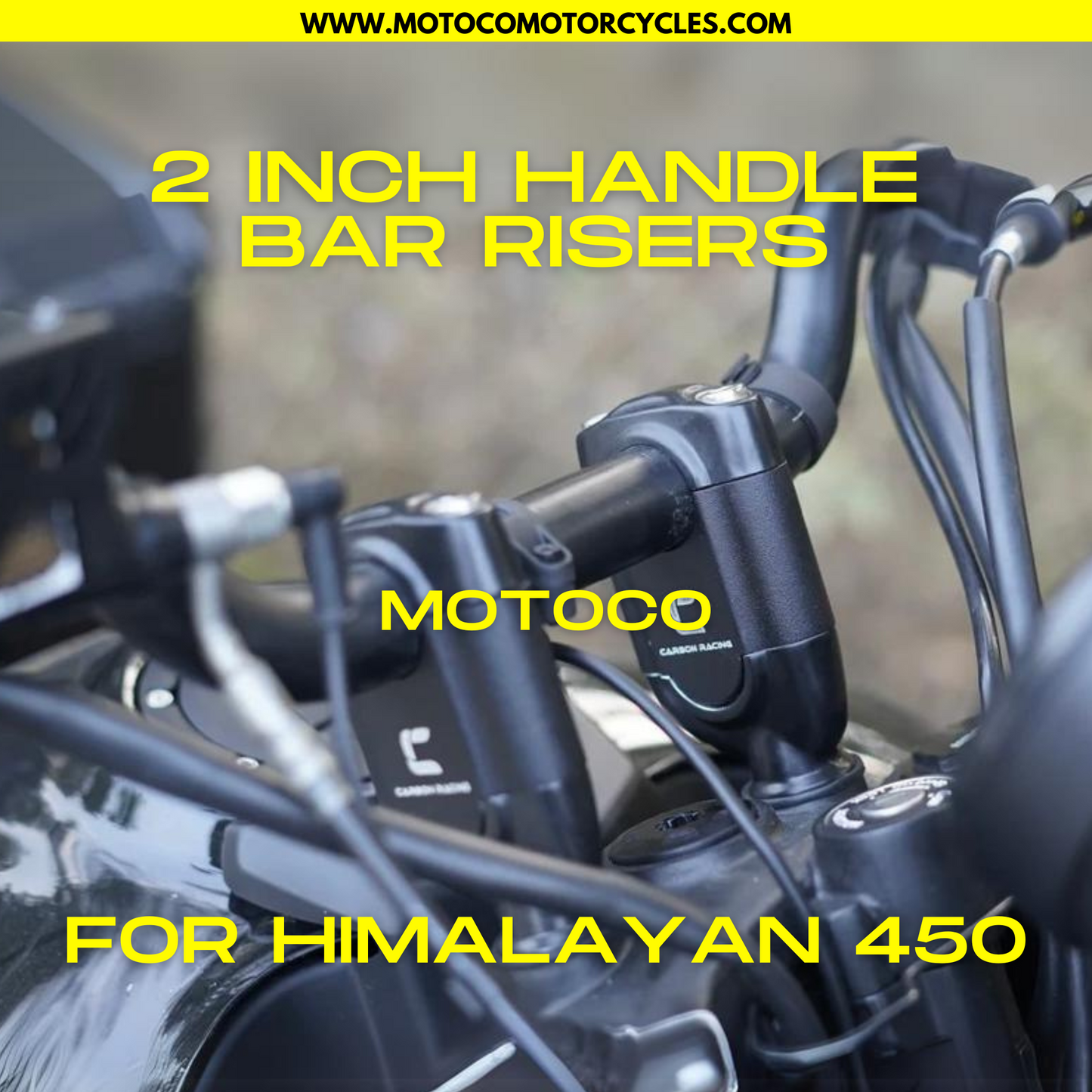 2 Inch Handle Bar Risers for Himalayan 450