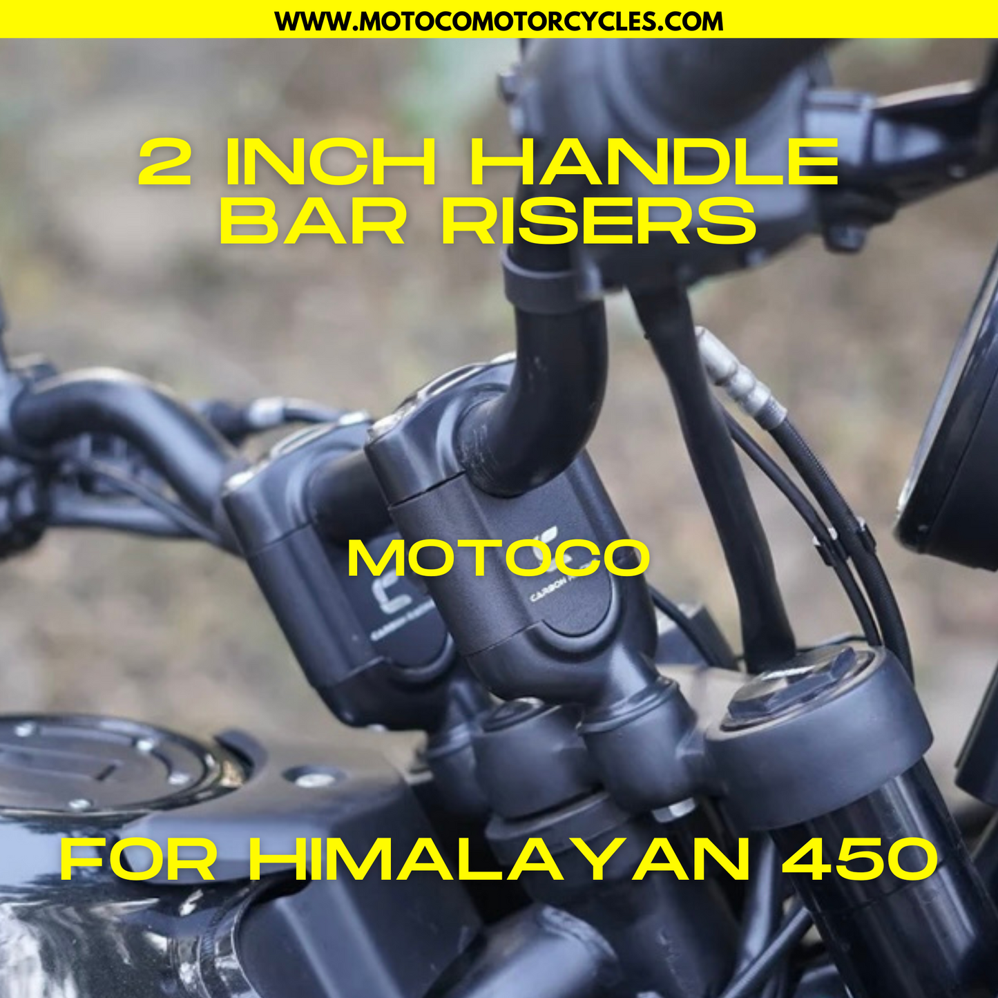 2 Inch Handle Bar Risers for Himalayan 450