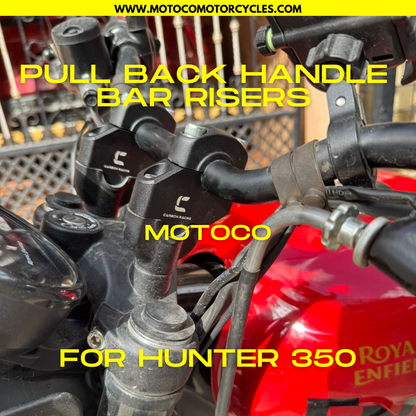 Inclined Handle Bar Risers For Hunter 350