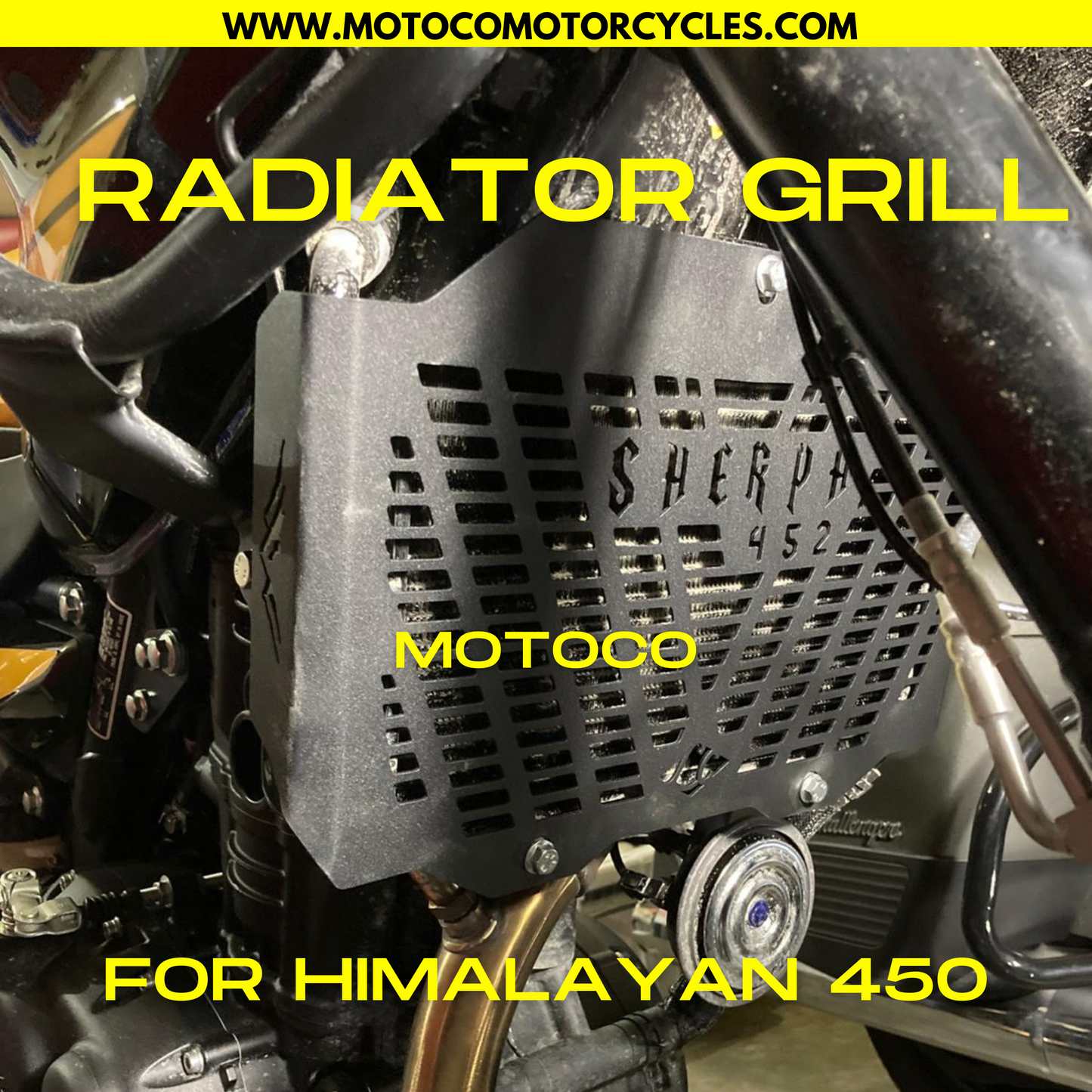 Radiator Grill For Himalayan 450 ( Black )