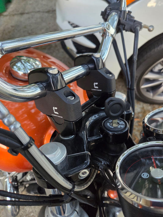Offset Handlebar Risers For Interceptor 650