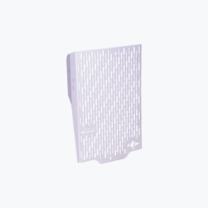Triumph Tracker 400 radiator guard silver mesh detail - MotoCo Motorcycles