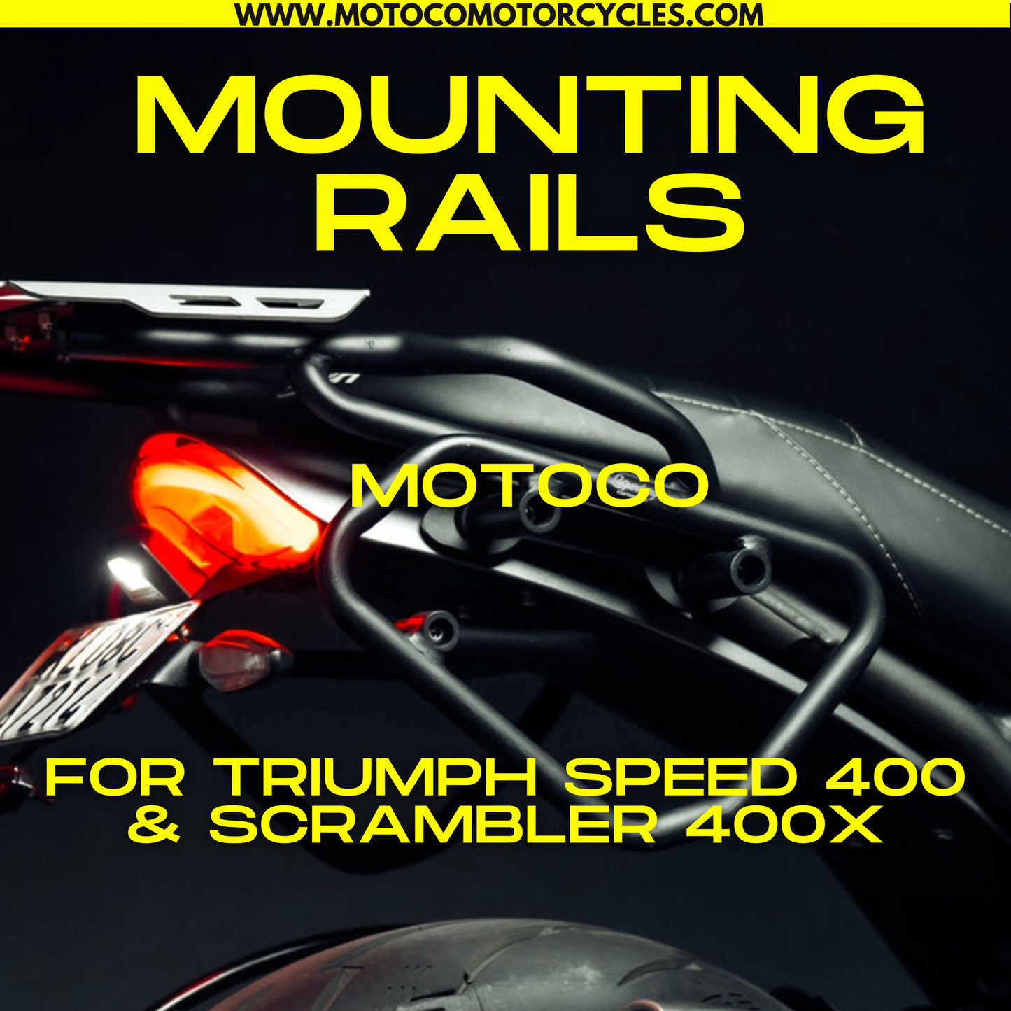 Mounting Rails For Triumph Speed 400 & Scrambler 400 X