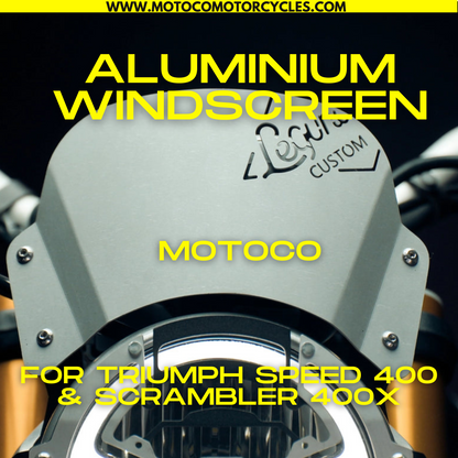 Aluminium Windscreen For Triumph Speed 400 & Scrambler 400 X
