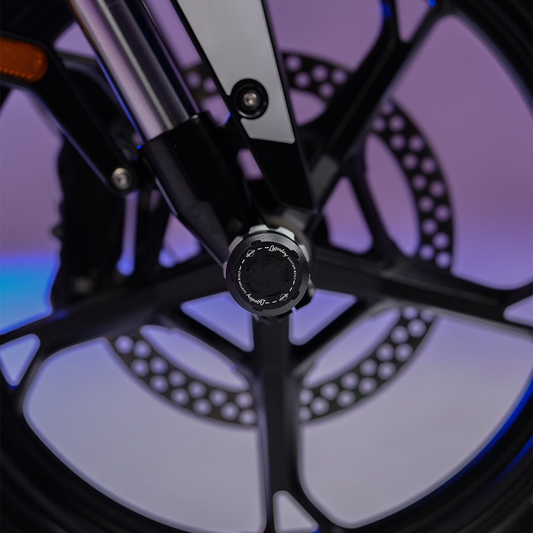 BMW F450 GS Front Wheel Slider - side profile