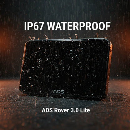 ADS Rover 3.0 Lite installed on motorcycle handlebar