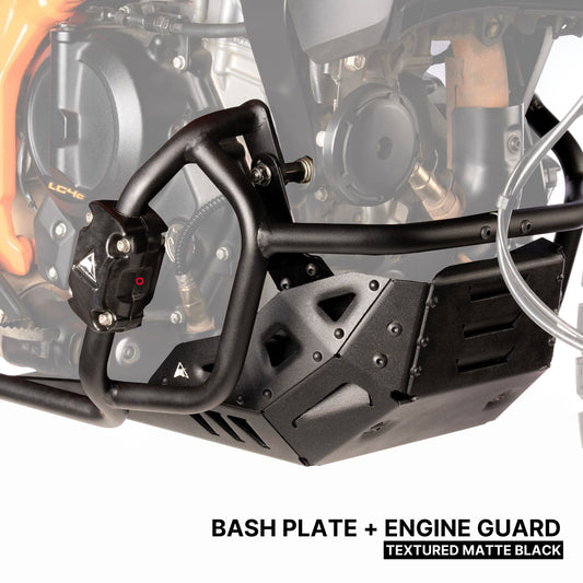 Bash Plate + Engine Guard Combo for KTM 390 Enduro R | MotoCo Motorcycles