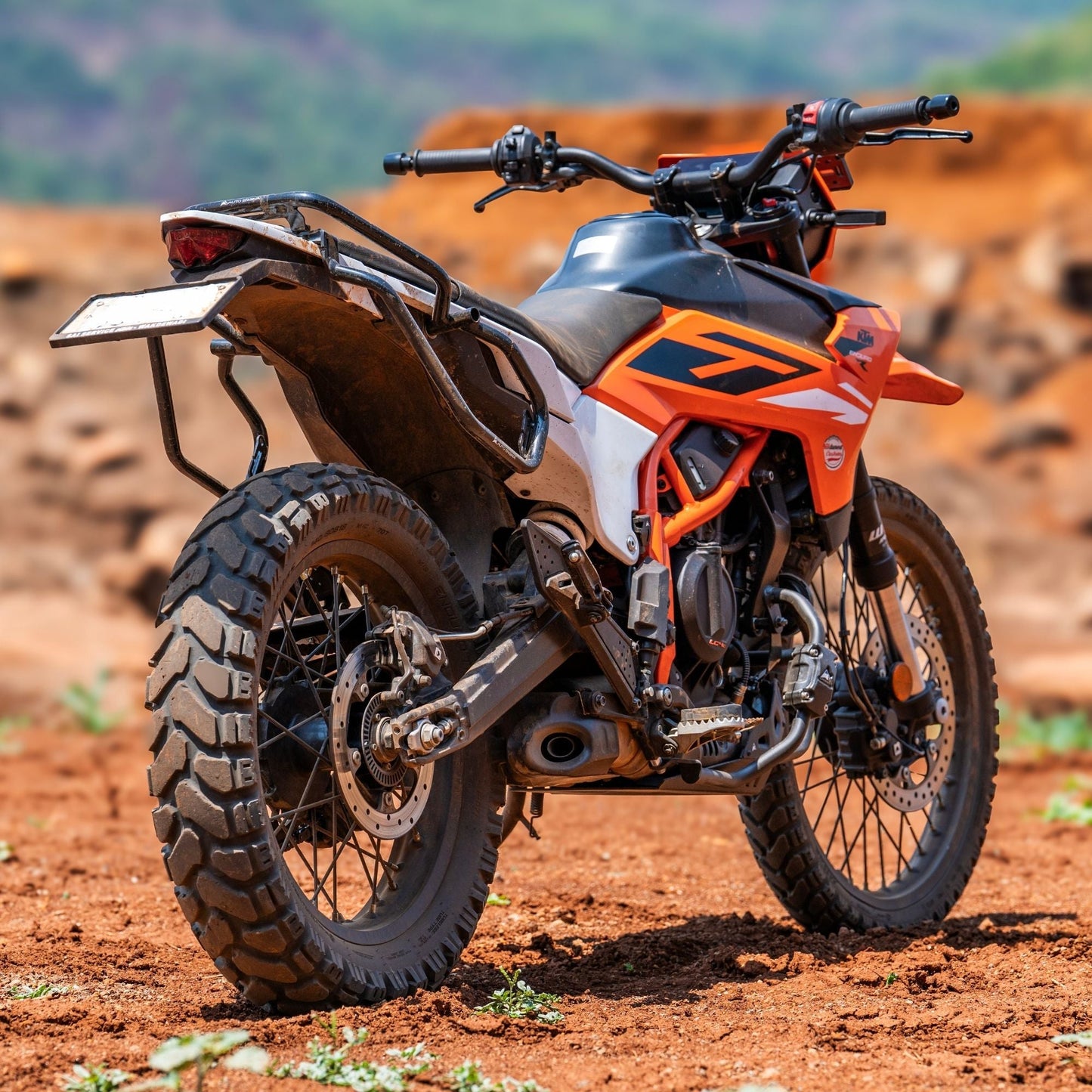 Saddle Stay + Grab Bar Combo for KTM 390 Enduro R | MotoCo Motorcycles