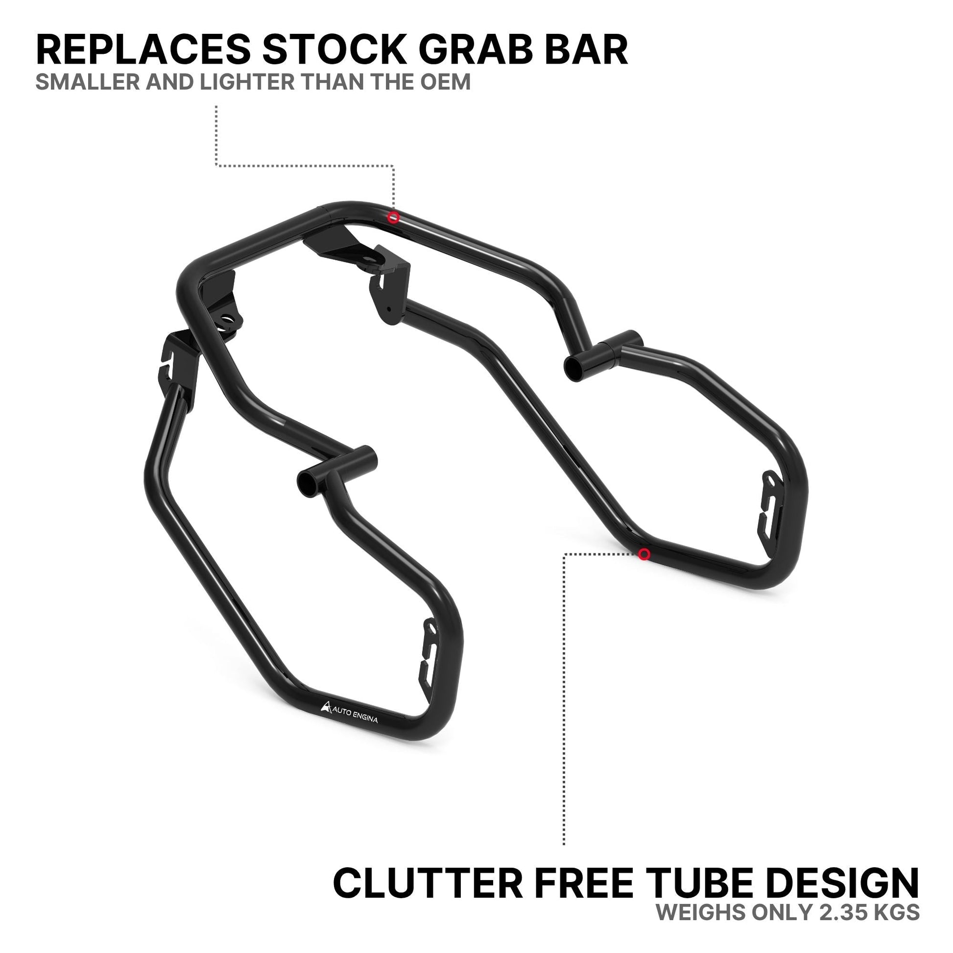 Saddle Stay + Grab Bar Combo for KTM 390 Enduro R | MotoCo Motorcycles