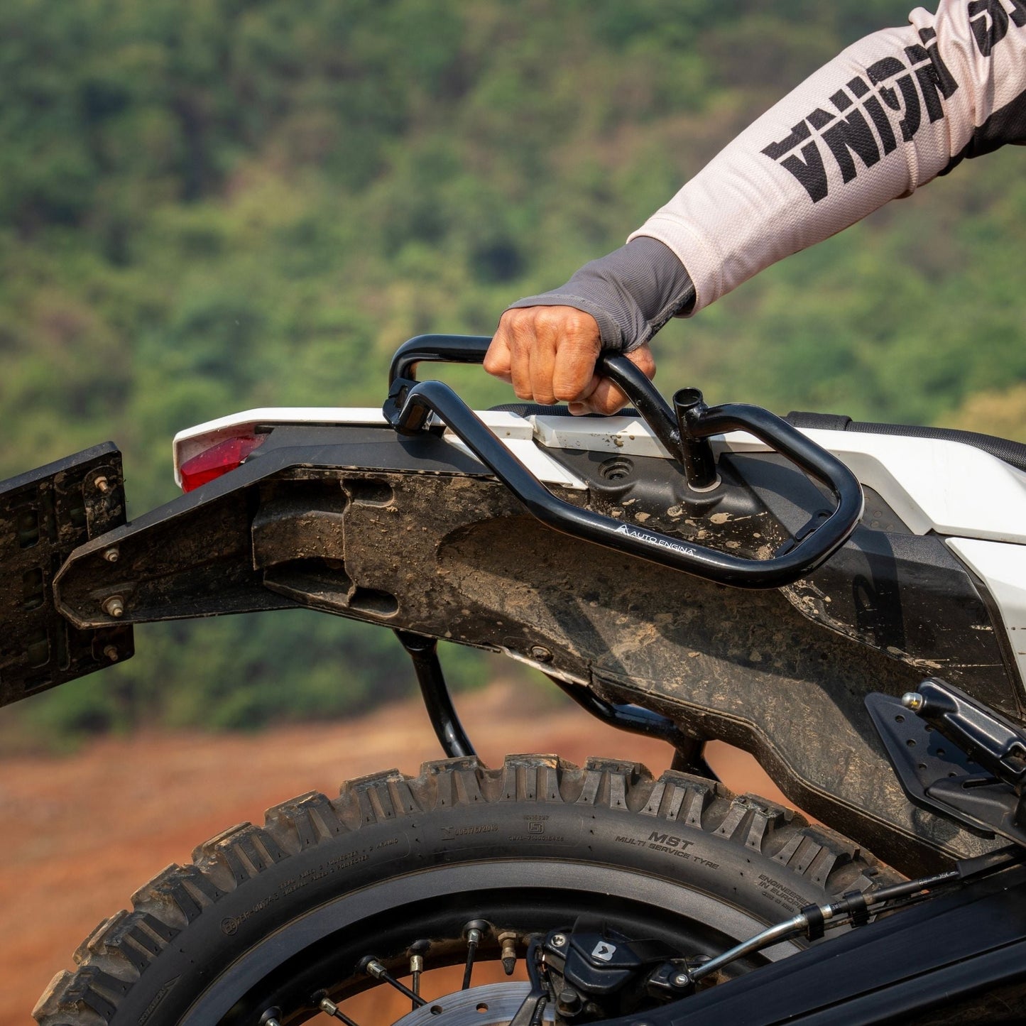 Saddle Stay + Grab Bar Combo for KTM 390 Enduro R | MotoCo Motorcycles