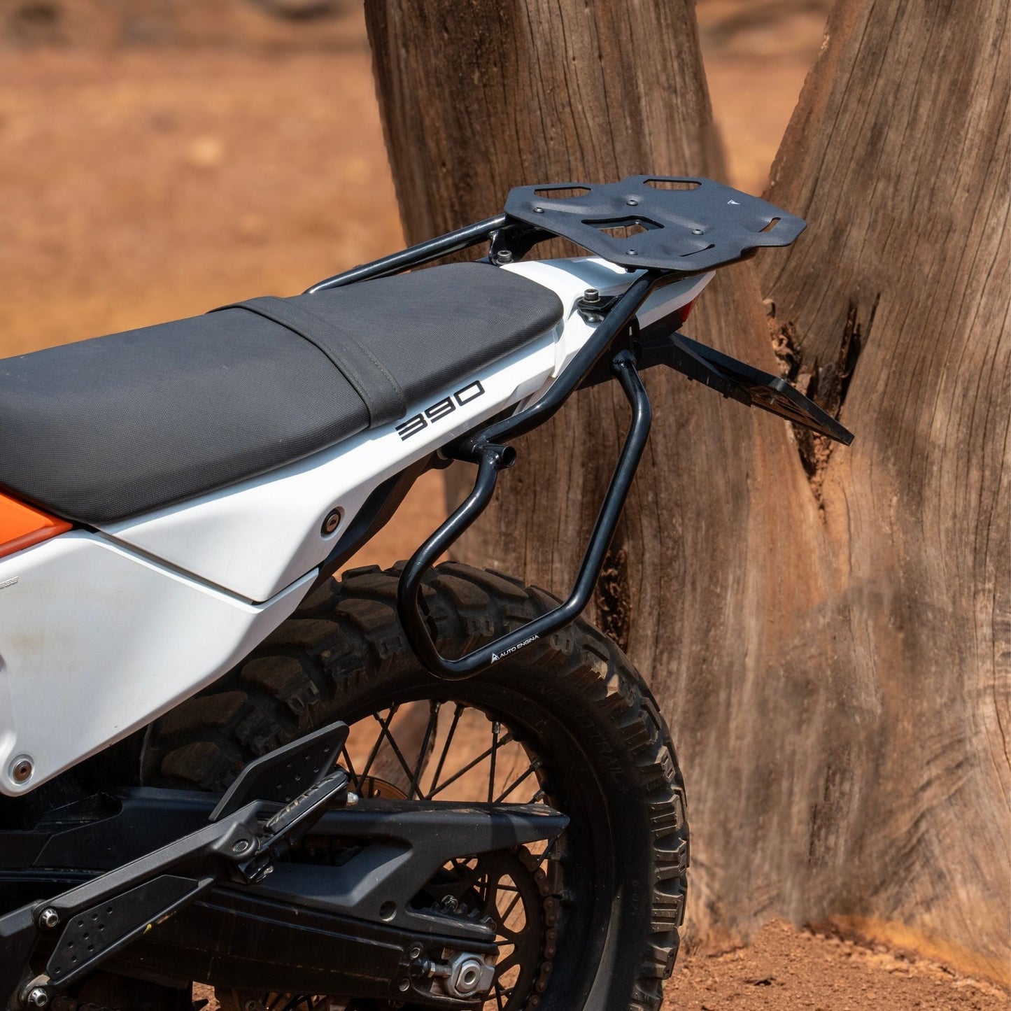 Saddle Stay + Top Rack Touring Combo for KTM 390 Enduro R | MotoCo Motorcycles