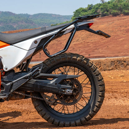 Saddle Stay + Top Rack Touring Combo for KTM 390 Enduro R | MotoCo Motorcycles
