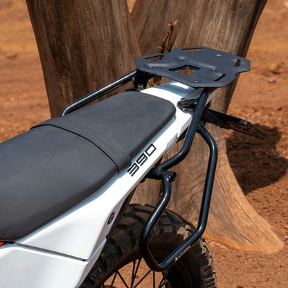 Saddle Stay + Top Rack Touring Combo for KTM 390 Enduro R | MotoCo Motorcycles