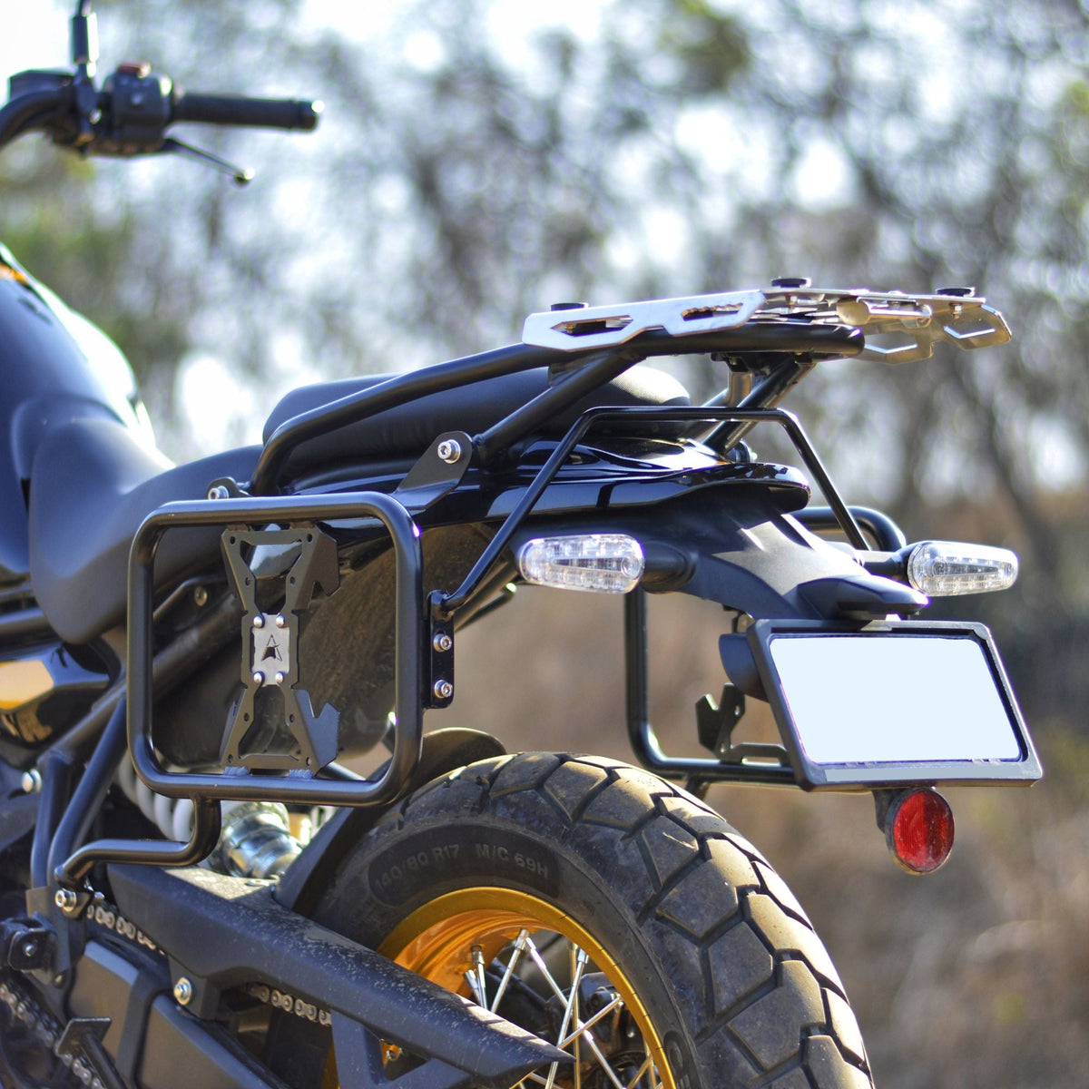 Royal Enfield Himalayan 450 pannier saddle stay view 3