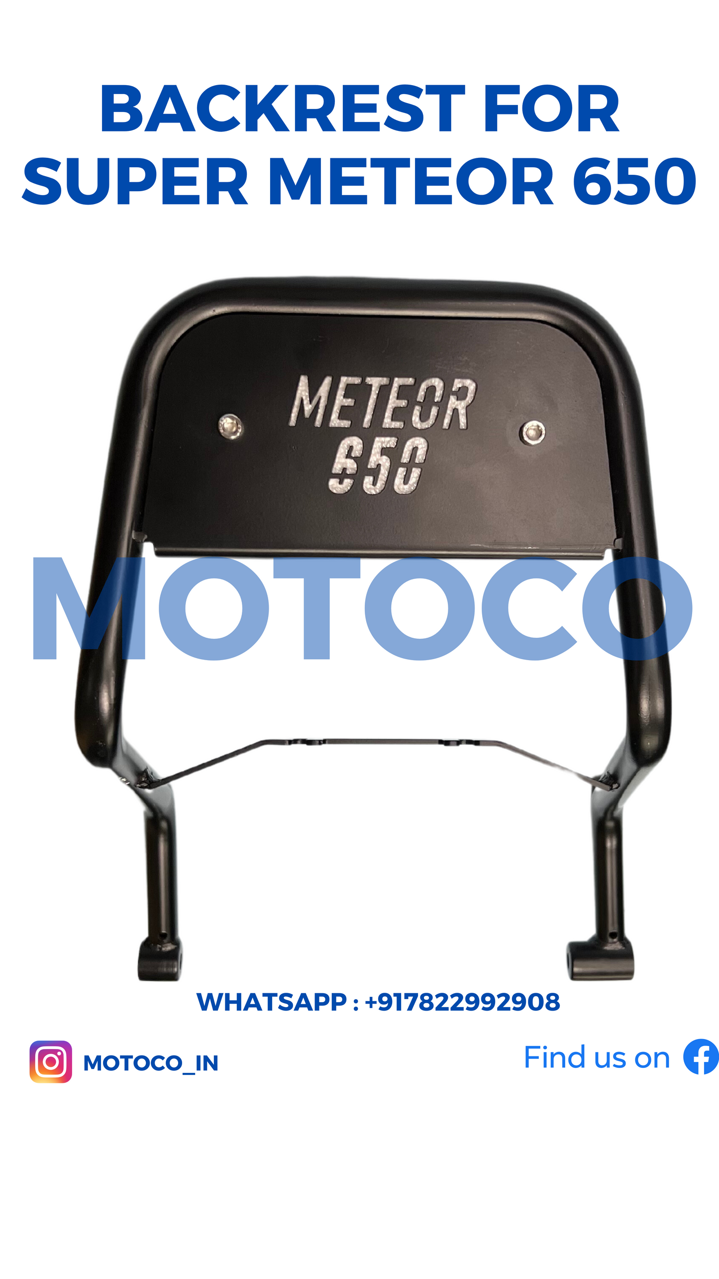 Backrest For Super Meteor 650