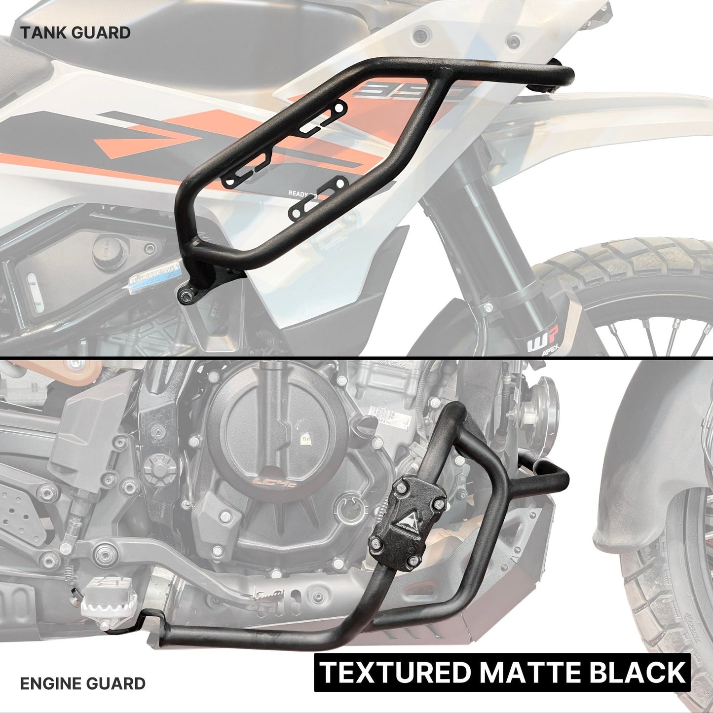 KTM 390 Adventure 2025 Crash Guard - Textured Black