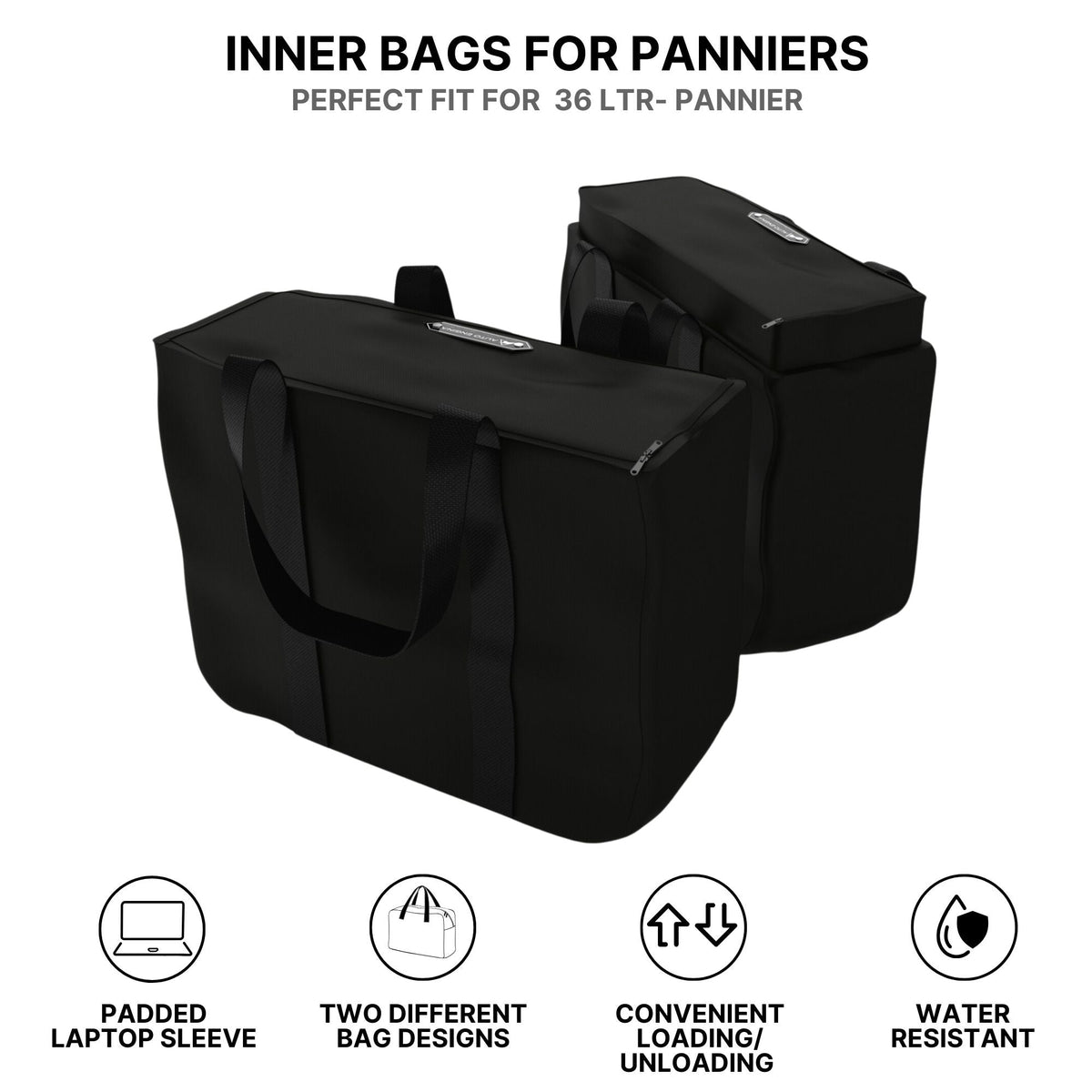 72L aluminium panniers for KTM 390 Adventure 2025 detail 4