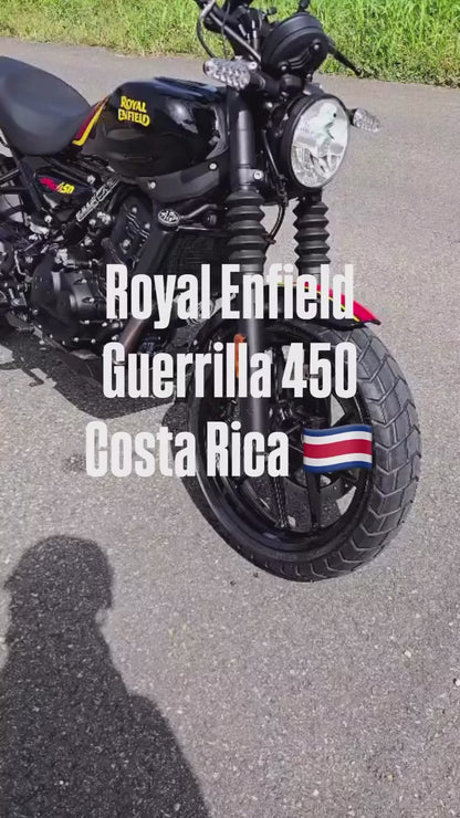 AEW Edge Performance Slip-On Exhaust for Royal Enfield Guerrilla 450 | Free-Flow Stainless Steel