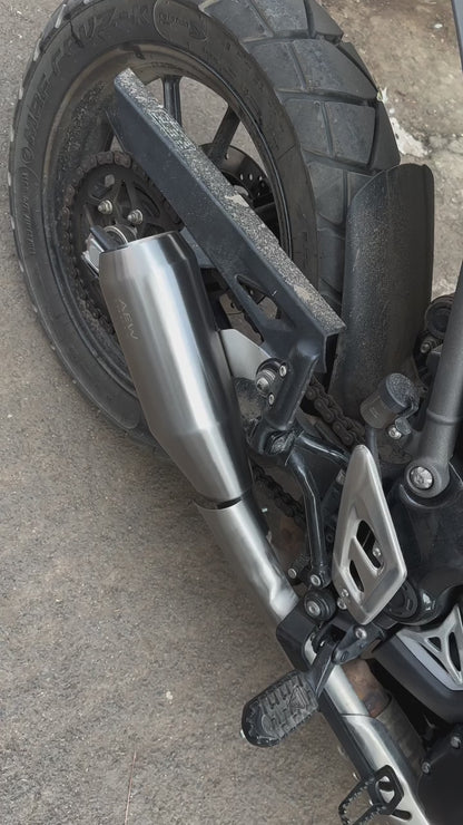 AEW Exhaust For Triumph Scrambler 400 X and Speed 400