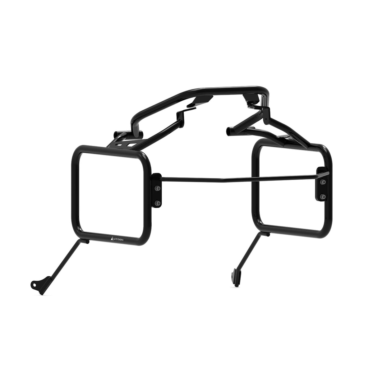 KTM 390 Adventure 2025 pannier mounting rails view 1