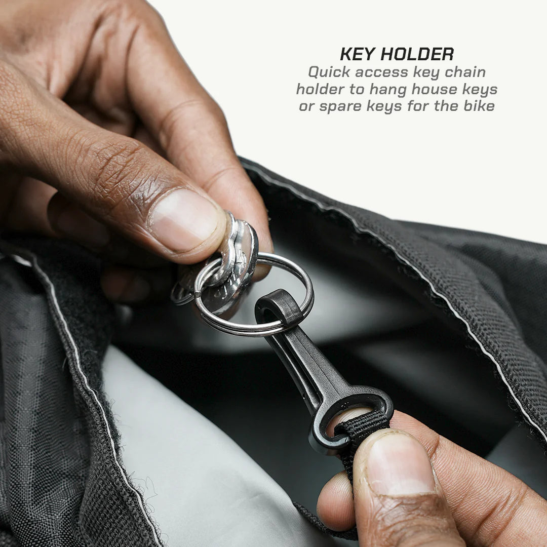 Himalayan 450 front frame bag detail