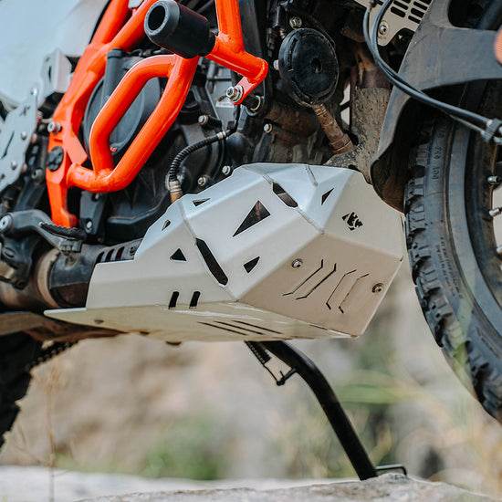 Skid Plate For KTM Enduro 390 R ( 2025- ) Silver