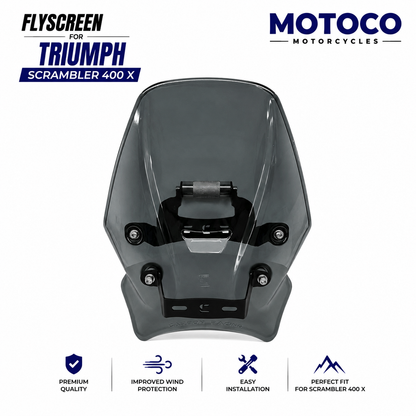 Triumph Scrambler 400 X Fly Screen