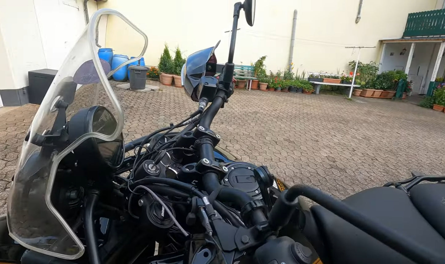 Pull Back Handle Bar Risers For Himalayan 450