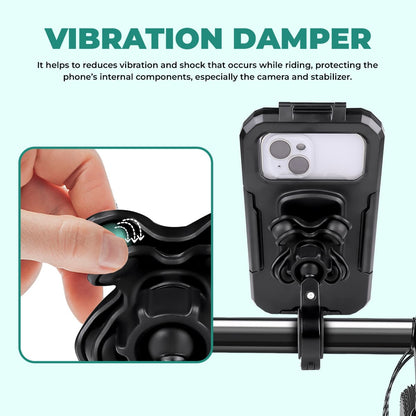 Waterproof Mobile Mount With Vibration Damper