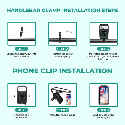 Waterproof Mobile Mount With Vibration Damper