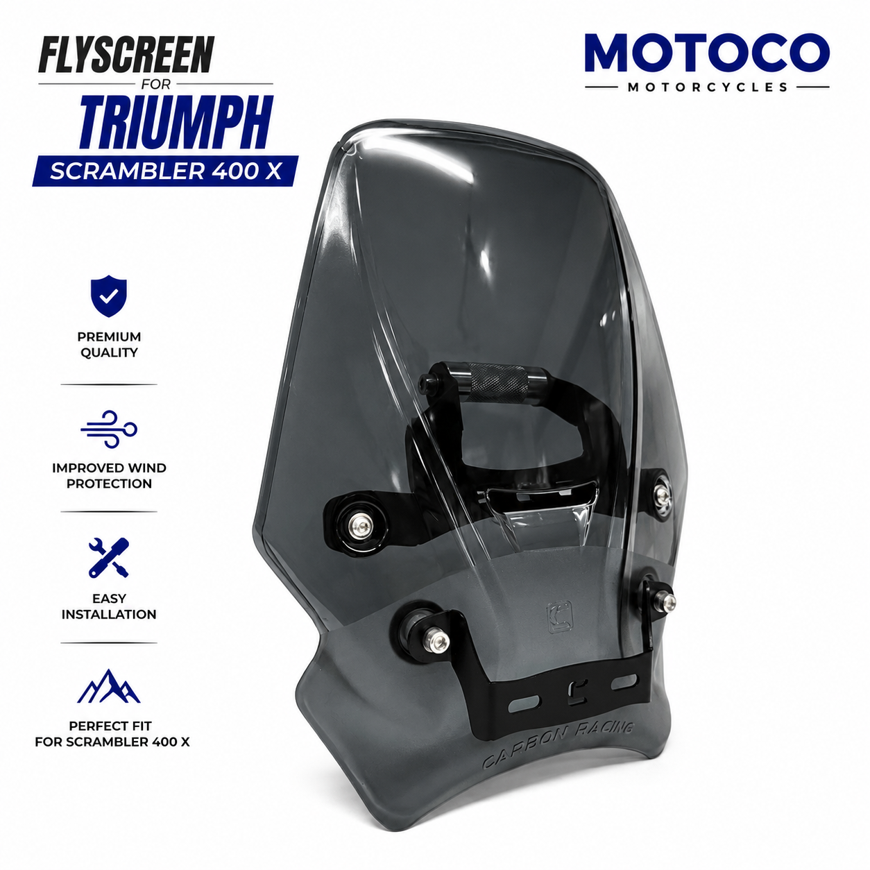 Triumph Scrambler 400 X Fly Screen