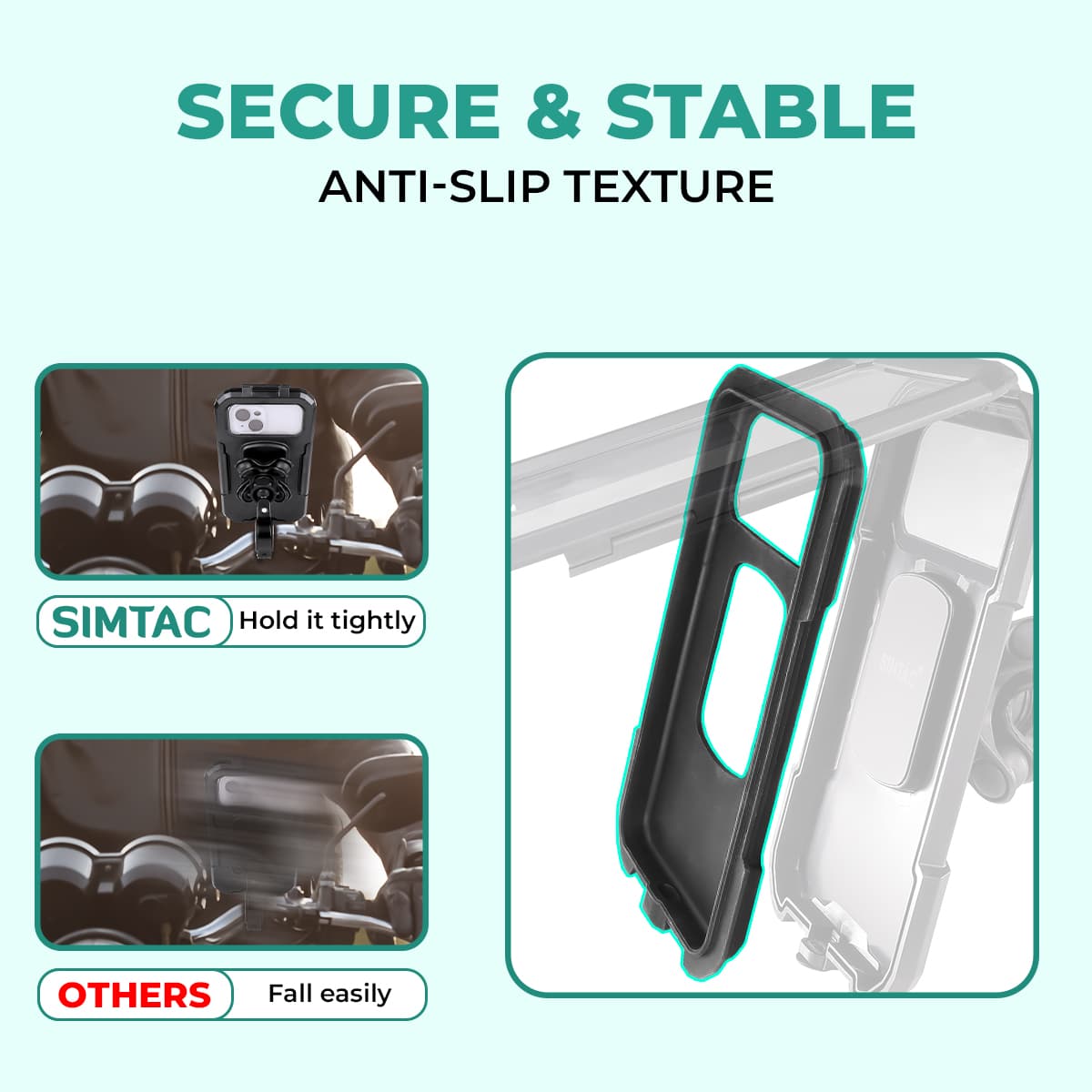 Waterproof Mobile Mount With Vibration Damper