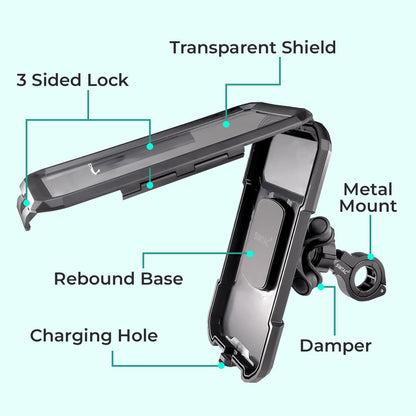 Waterproof Mobile Mount With Vibration Damper