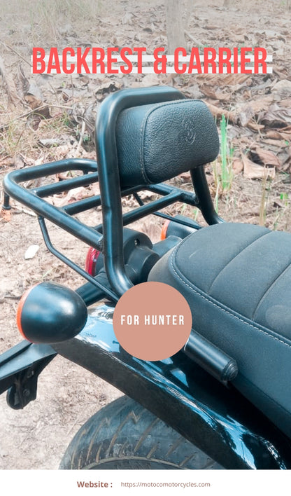 Backrest & Carrier Compatible For Hunter 350