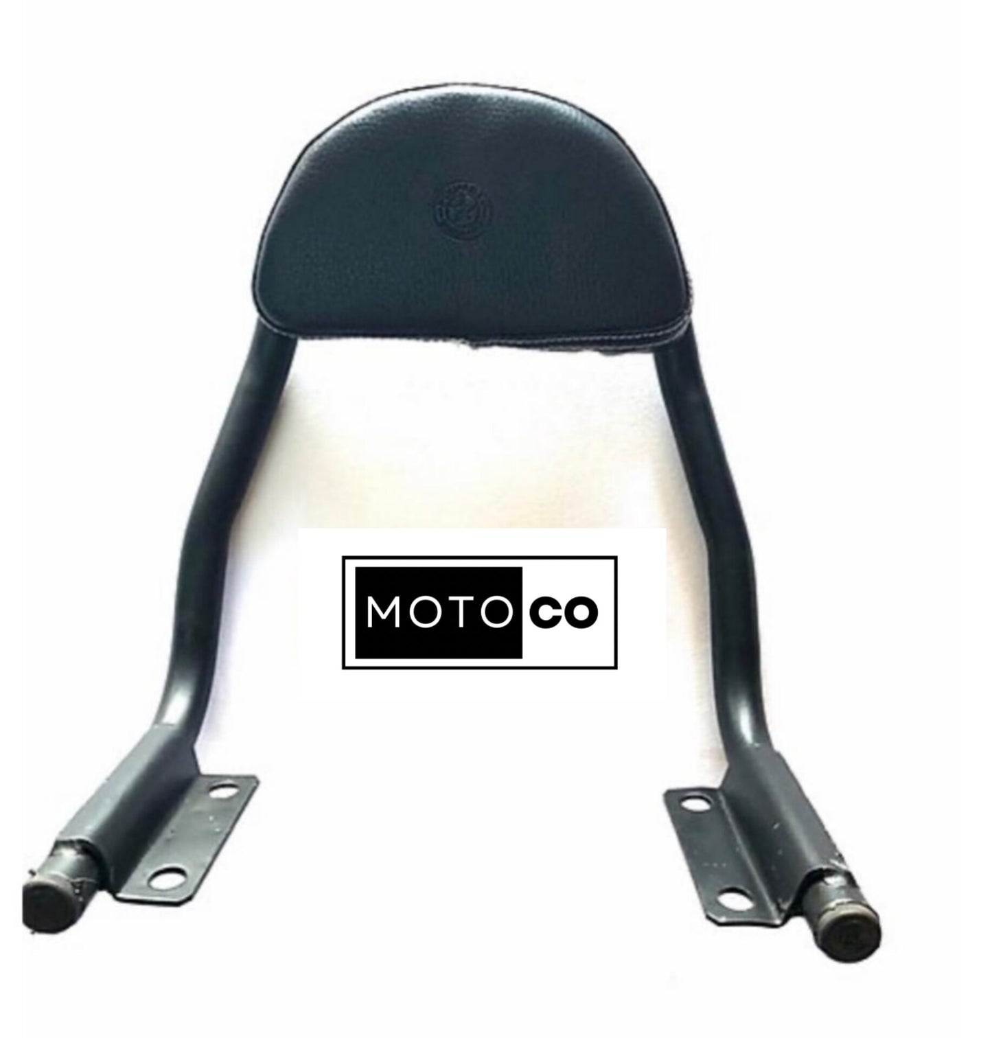 Black Backrest With Cushion Compatible For Royal Enfield Interceptor 650 / Continental GT 650