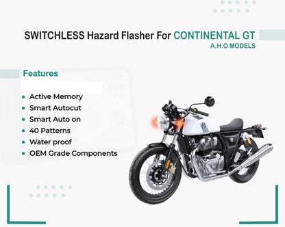 Switchless Hazard Flasher For Continental GT 650