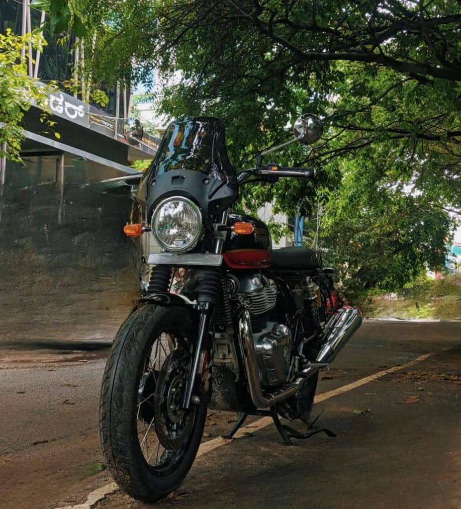 Touring Windscreen Compatible For Royal Enfield Interceptor 650 & Hunt ...